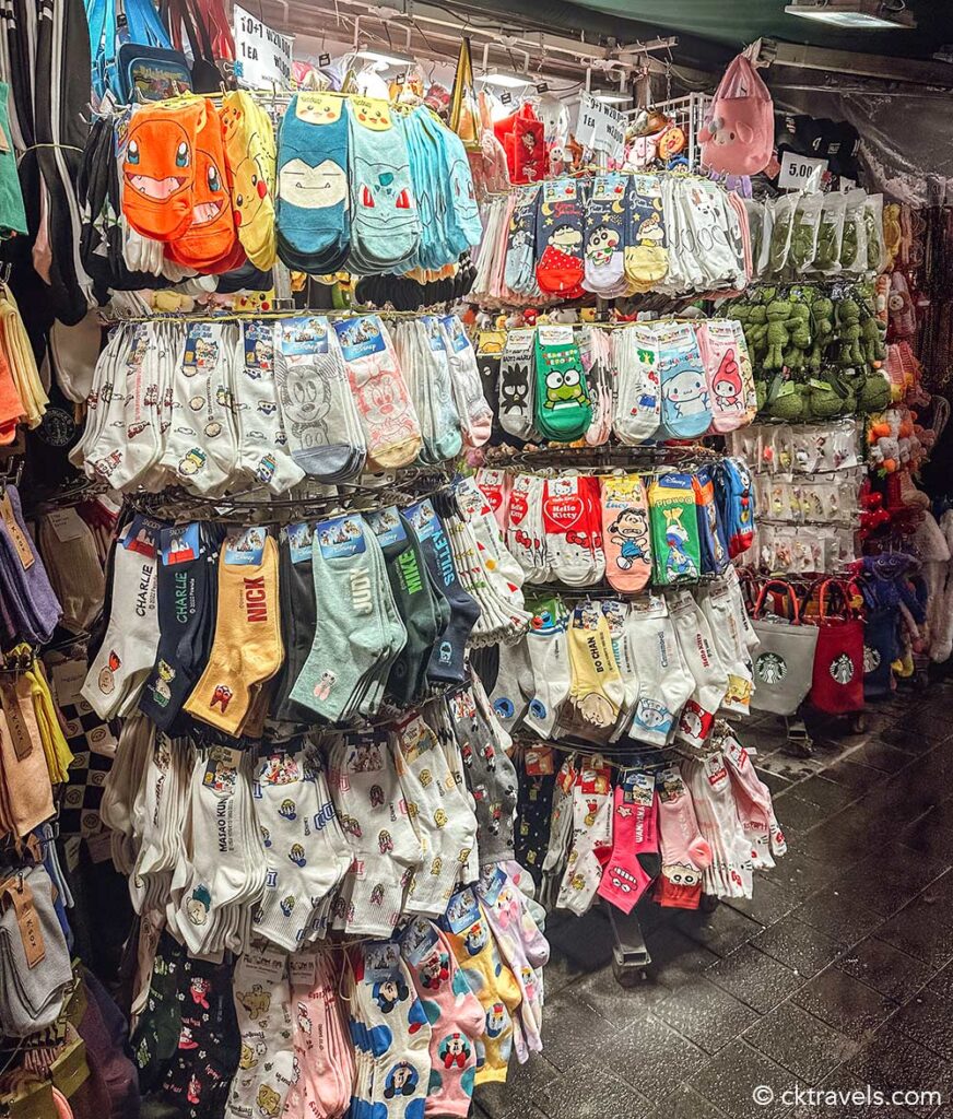 cute socks in south korea - souvenirs