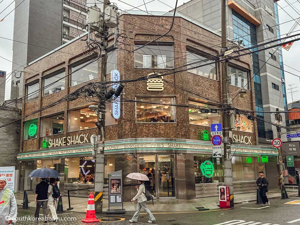 Shakeshack Seongsu-dong Seoul South Korea