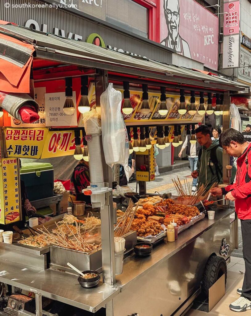 rodeo street street food in suwon south korea