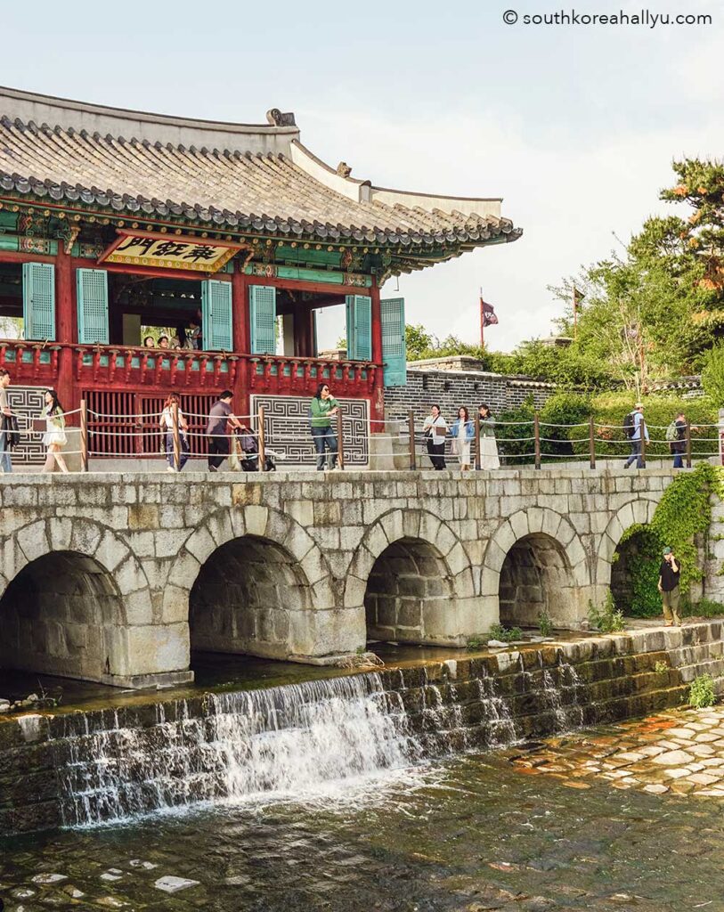 Hwaseong Fortress in suwon south korea