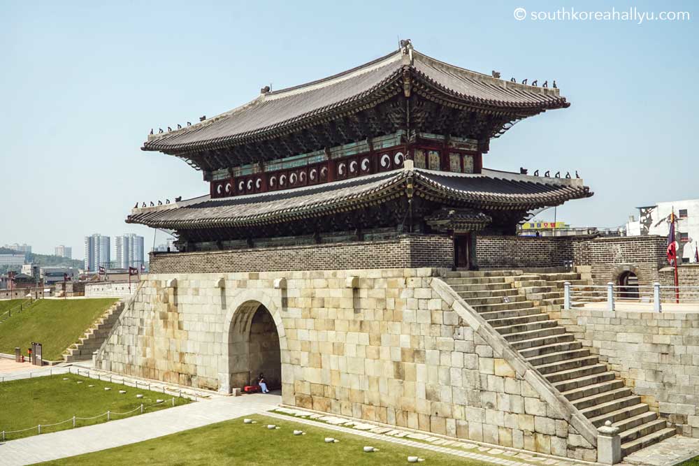 Hwaseong Fortress in suwon south korea