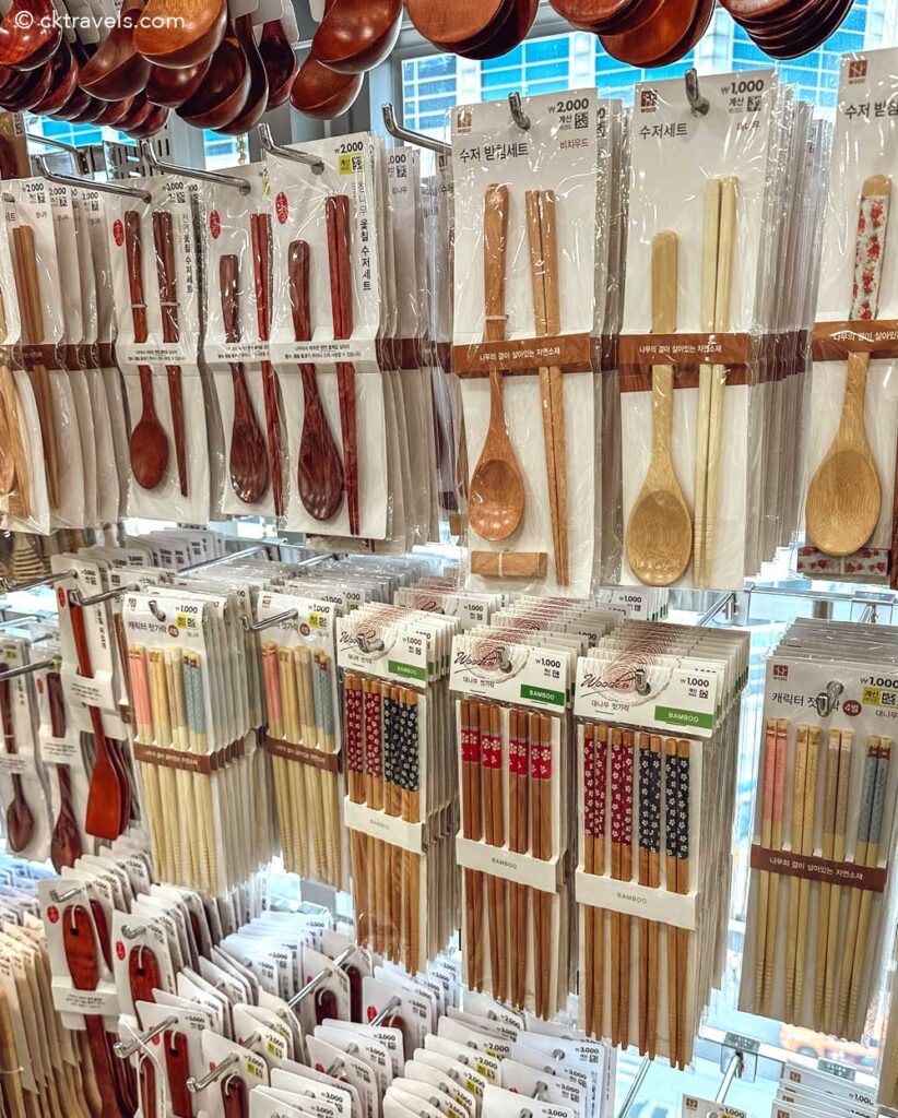 daiso Seoul on a rainy day things to do