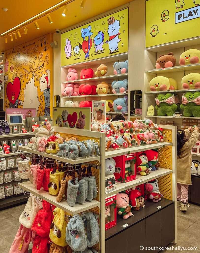 south korea - souvenirs line friends