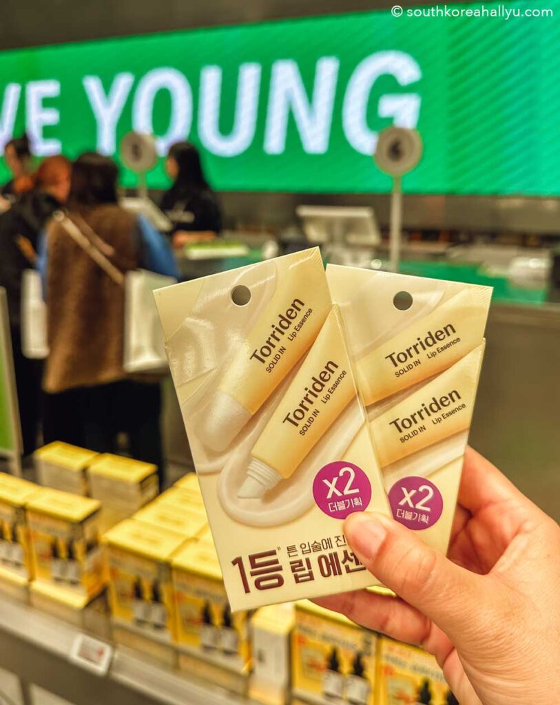 Torriden lip essense balm from Olive Young Korea