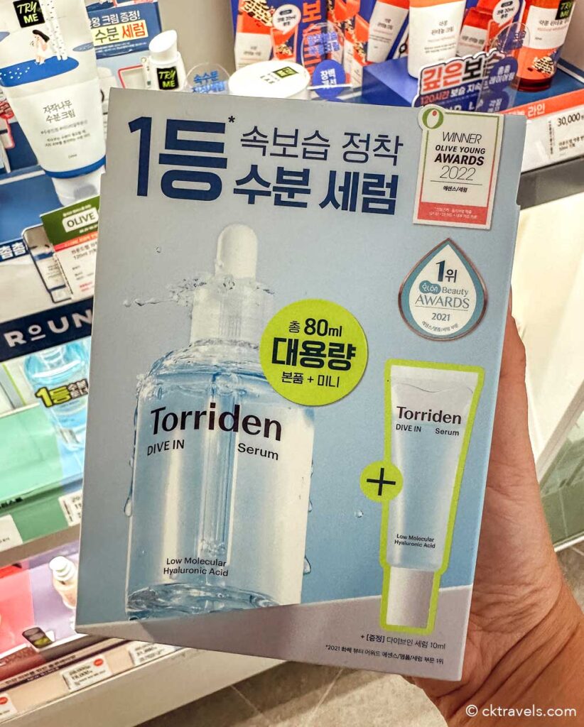 torriden serum olive young in south korea