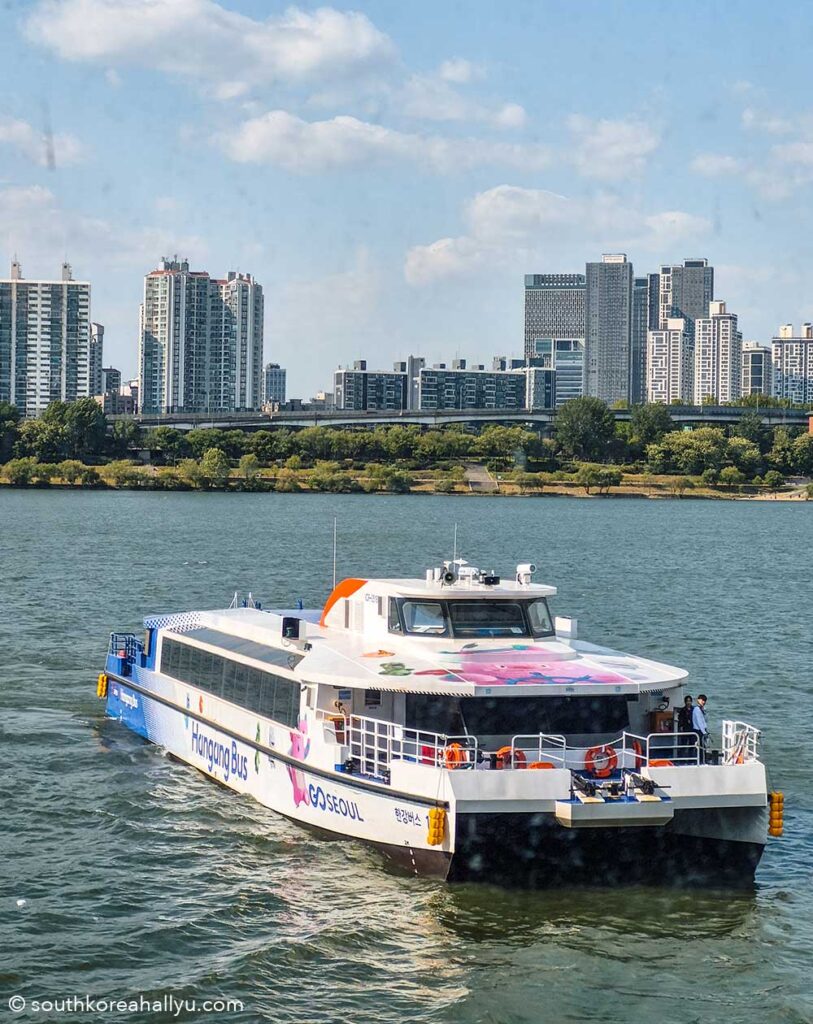 Seoul Hangang River Bus ferry guide