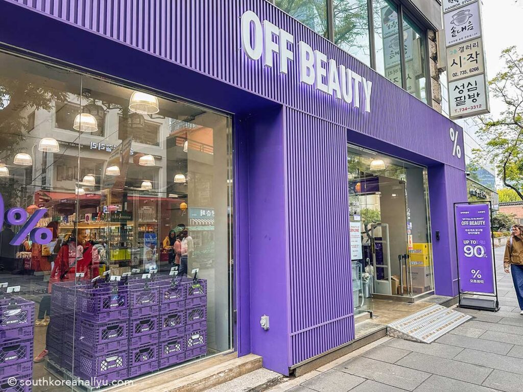 OFF BEAUTY store South Korea