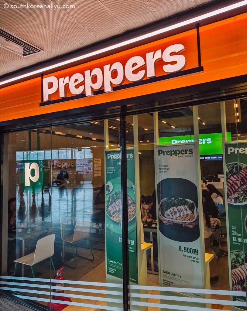 preppers chain restaurant South Korea